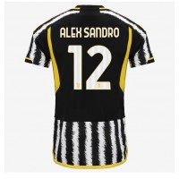 Koszulka piłkarska Juventus Alex Sandro #12 Strój Domowy 2023-24 tanio Krótki Rękaw